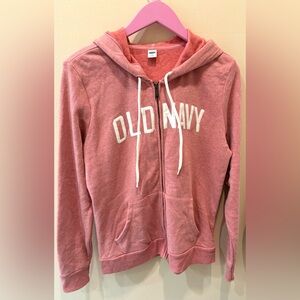 Old Navy Pink Zip Up Sweatshirt
